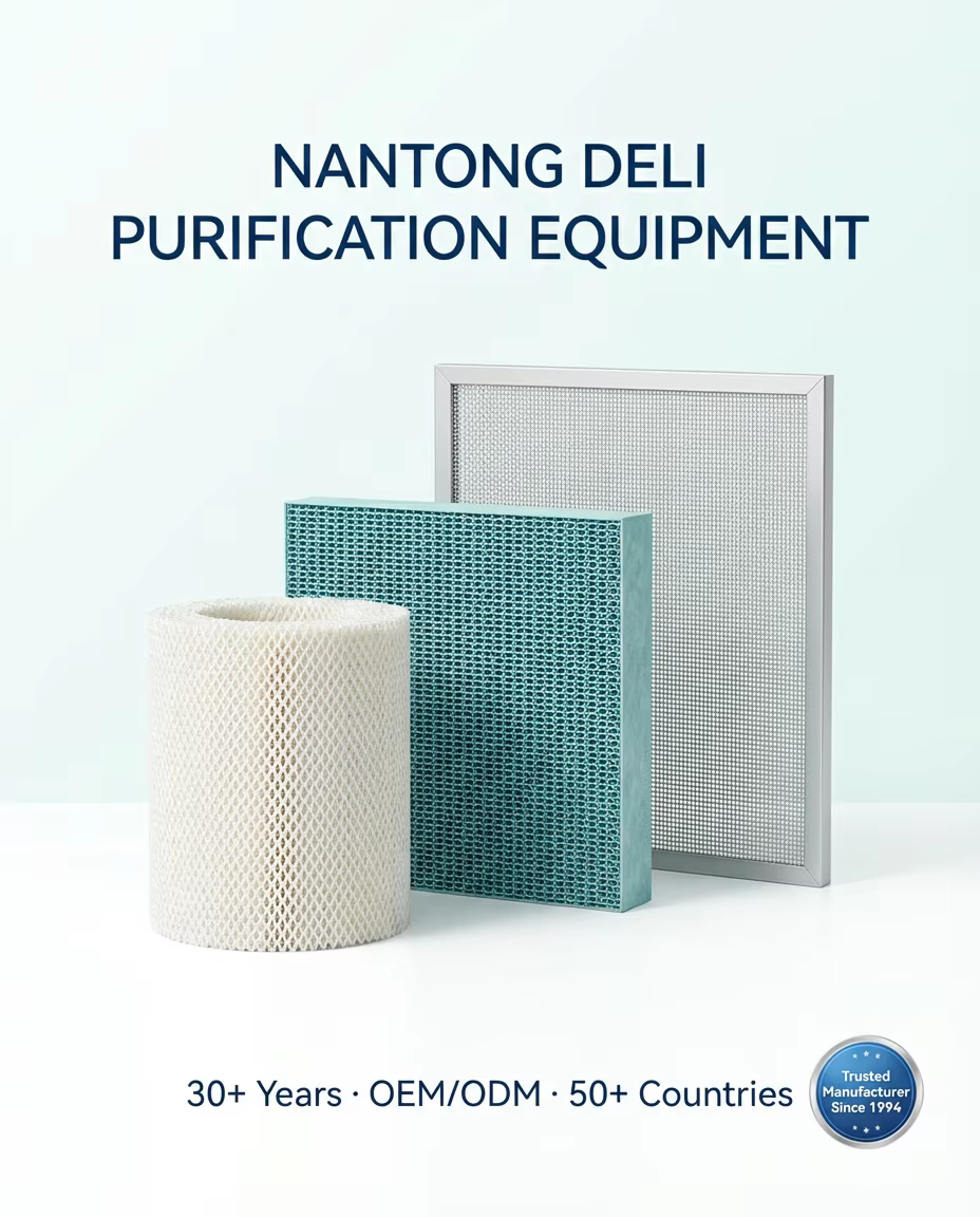 Nantong Deli Purification Equipment Factory — OEM Air Filter Manufacturer Since 1993, Nantong Jiangsu China